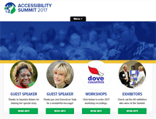 Tablet Screenshot of accessibilitysummit.org